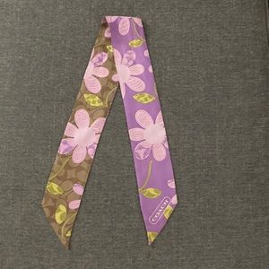 Coach scarf floral